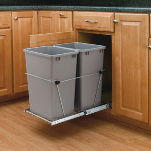 1-DOUBLE DOOR MOUNT WASTE CONTAINERS-18